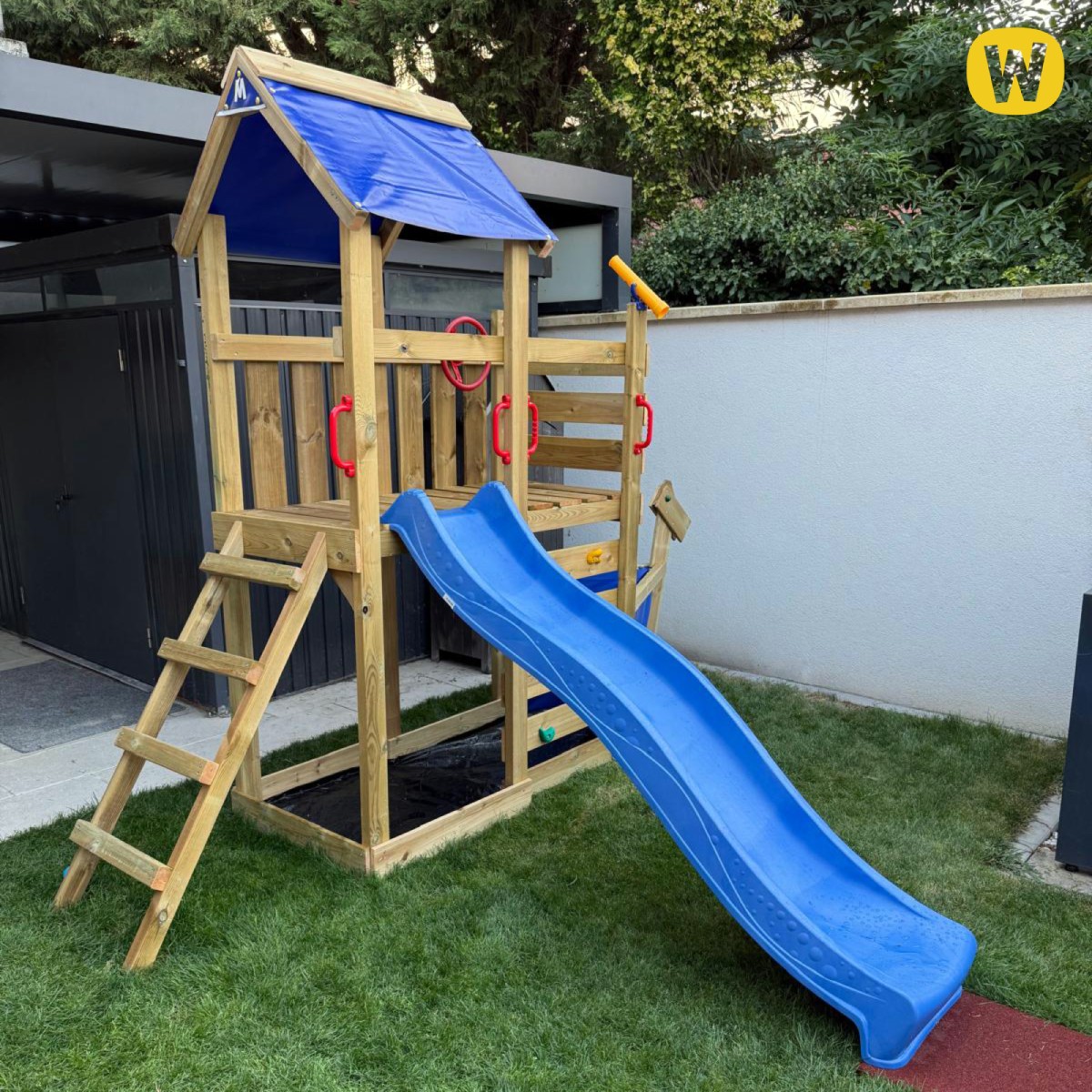 Spielturm mit Rutsche Wickey SpookyFlyer 1000240_k