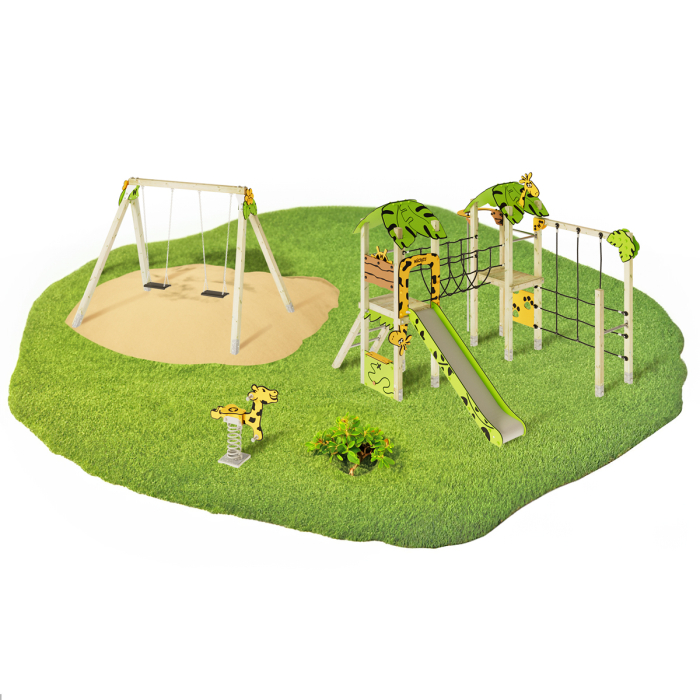 Kompletter Spielplatz öffentlich Wickey PRO MAGIC Quest+ main product photo