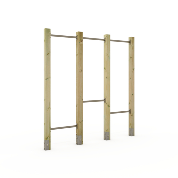 Parkour für den Spielplatz Wickey PRO Fit Step  100956