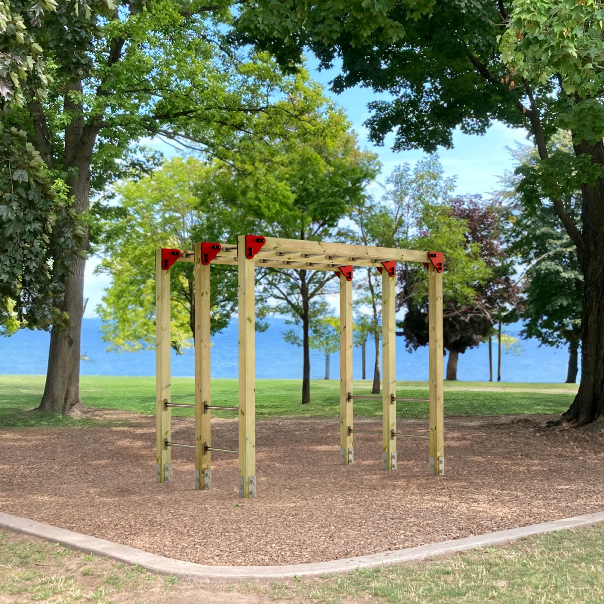 Parkour für den Spielplatz Wickey PRO Fit Grip  100961_k