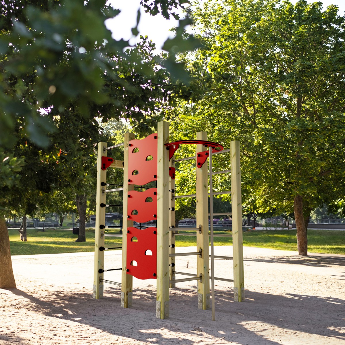 Parkour für den Spielplatz Wickey PRO Fit Pioneer  100965_k
